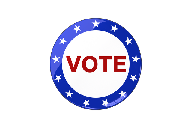 Transparent Voting Badge with Vote Text and Stars - Download Free Stock Videos Pikwizard.com