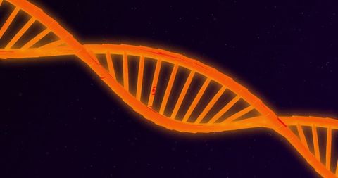 glowing dna strand background symbolizing genetic research - Download Free Stock Images Pikwizard.com