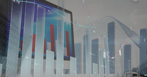 Digital Data Analytics with Futuristic Interface in Urban Scene - Download Free Stock Images Pikwizard.com