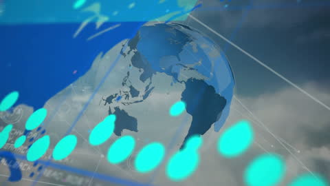 Global Network Visualization with Data and Connections