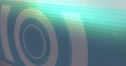 Futuristic digital interface with airy light gradient