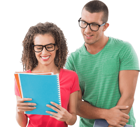 smiling colleagues wearing glasses reading transparent notes - Download Free Stock Videos Pikwizard.com