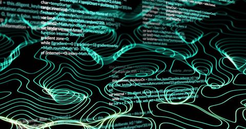 Abstract Data Streams Overlaying Neural Network Patterns - Download Free Stock Images Pikwizard.com