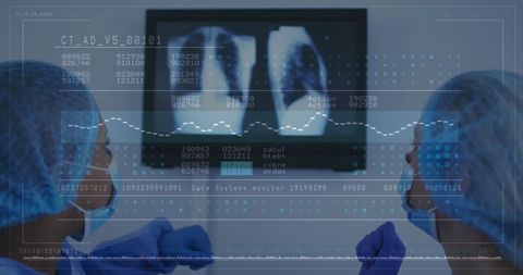 Advanced Medical Data with Surgeons Inspecting X-ray Images - Download Free Stock Images Pikwizard.com