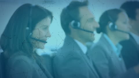 Team of Diverse Call Center Agents with Network Overlay