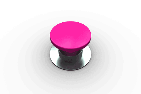 Isolated Pink Button on Transparent Background for Easy Integration - Download Free Stock Videos Pikwizard.com