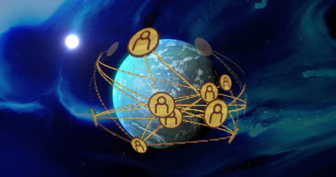 Global Social Media Network Connections on Earth