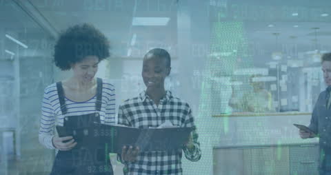 Diverse Professionals Analyzing Financial Data for Business Growth