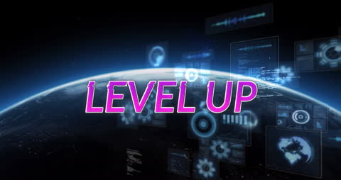 Digital Advancement Concept with Future Technology Elements