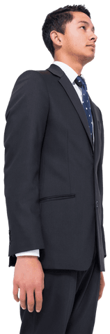 Professional businessman in suit with transparent background
