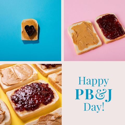 Creative National Peanut Butter and Jelly Day Collage - Download Free Stock Templates Pikwizard.com