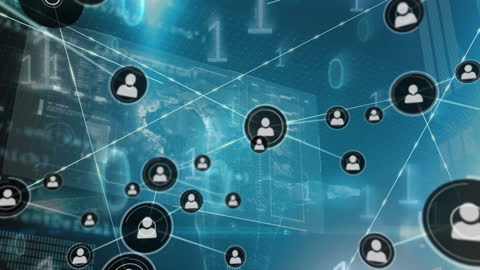 Global Digital Network with Binary Codes and Connections