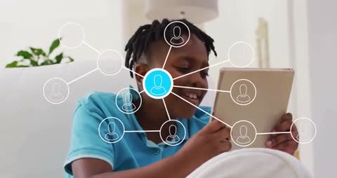 Youthful Connectivity and Modern Networking Concept