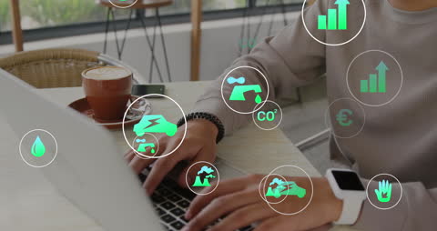 Smart Technology in Cafe Visualizing Environmental Impact