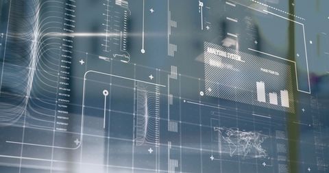 Futuristic Interface Layout Over City Traffic - Download Free Stock Images Pikwizard.com