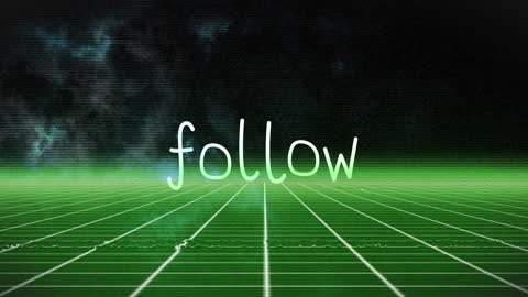 Retro 80s Digital Grid Design with Futuristic Fonts