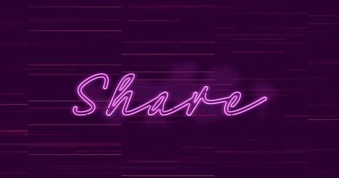 Neon Slogan Establishing Social Connectivity in Digital World - Download Free Stock Images Pikwizard.com