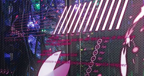 Futuristic Data Centers with Holographic Interface Display - Download Free Stock Images Pikwizard.com