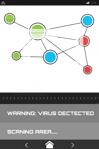 digital warning 'virus detected' transparent technology interface - Download Free Stock Videos Pikwizard.com