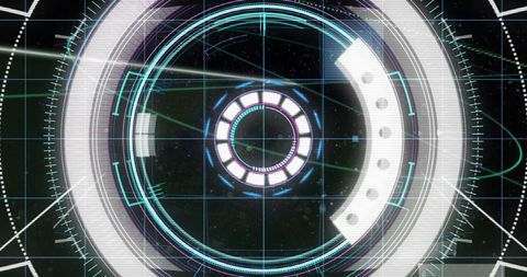 Futuristic Digital HUD Interface with Holographic Display Elements - Download Free Stock Images Pikwizard.com