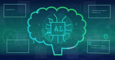 ai brain interface depicting data and digital connectivity - Download Free Stock Images Pikwizard.com