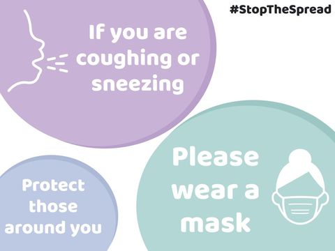 Health Safety Campaign Highlighting Mask Usage - Download Free Stock Templates Pikwizard.com