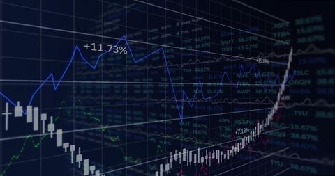 Complex Financial Graphs Showing Market Changes and Data Analysis - Download Free Stock Images Pikwizard.com
