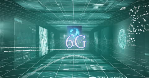 Digital Connectivity Future with 6G Technology Concept