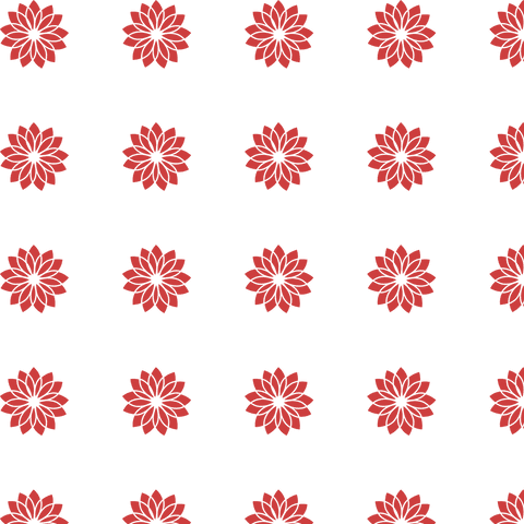 Transparent Background with Red Floral Pattern Illustration - Download Free Stock Videos Pikwizard.com