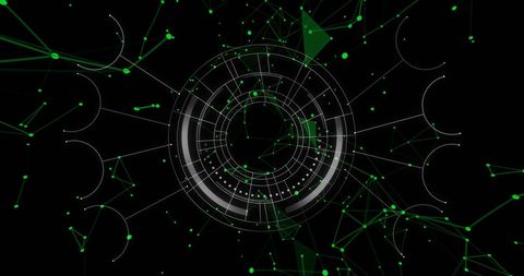abstract digital network with futuristic grid design - Download Free Stock Images Pikwizard.com