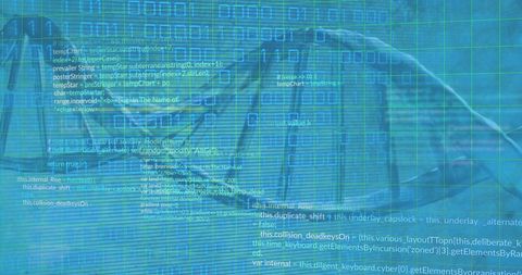 Binary Code Overlay on DNA Helix Symbolizing Biotech Advancements - Download Free Stock Images Pikwizard.com