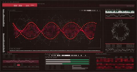 Abstract dna sequence and data interface