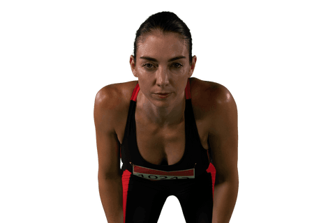 focused hispanic athlete preparing for competition on transparent background - Download Free Stock Videos Pikwizard.com