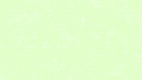 Data Code Animation on Green Matrix Background
