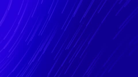 Falling Blue Lines on Bold Background Abstract Design