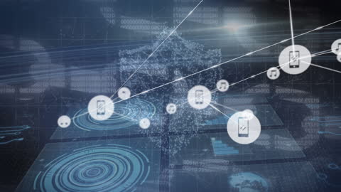 Global Digital Network and Security Conceptual Overlay
