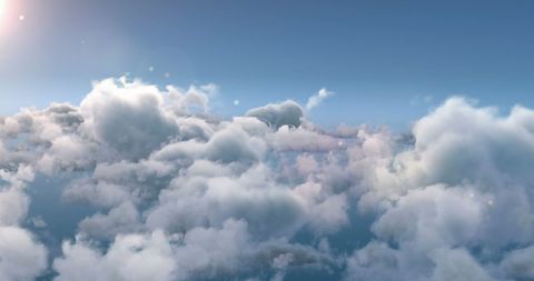 Fluffy White Clouds Under Bright Blue Sky - Download Free Stock Images Pikwizard.com