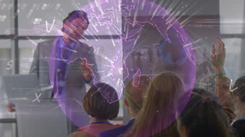 Global Data Visualization in Corporate Meeting Setting