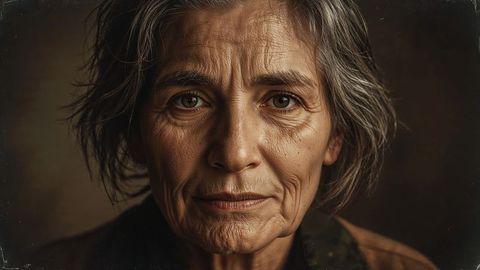 Portrait of old people embracing wisdom and authenticity