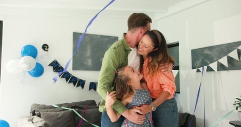 Family Celebration with Joyful Birthday Party Festivities