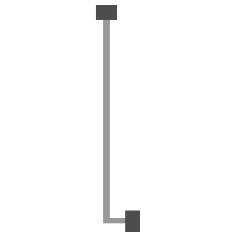 Abstract Long Line with Square Ends on Transparent Background - Download Free Stock Videos Pikwizard.com