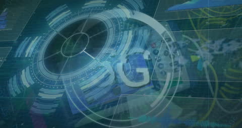 Digital Interface Visualization with 5G Connectivity and Data Processing