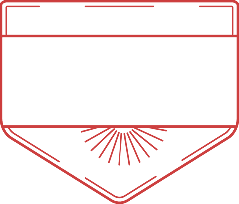 red linear badge with sunburst on transparent background - Download Free Stock Videos Pikwizard.com