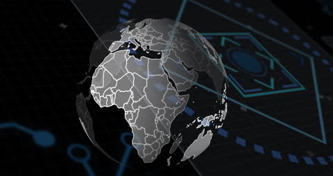 Digital Globe with Microprocessor Interface and Networking Graphics