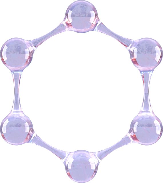 Close-up Transparent Abstract Molecule Model Isolated on White - Download Free Stock Videos Pikwizard.com