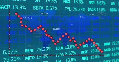 Global Financial Market Trends with Economic Data Visualization - Download Free Stock Images Pikwizard.com