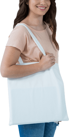 smiling woman carrying white bag with transparent background - Download Free Stock Videos Pikwizard.com