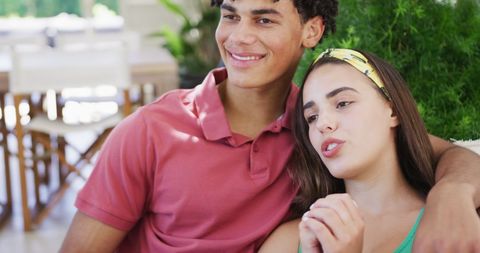 Couple enjoying relaxed quality time together