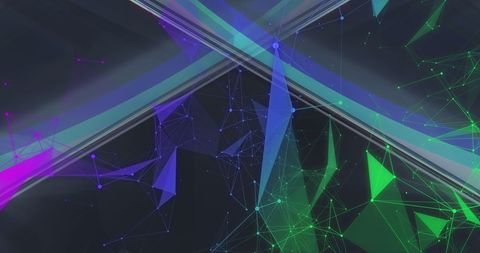 Abstract Geometric Shapes with Neon Colors - Download Free Stock Images Pikwizard.com