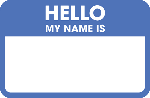 transparent name tag with hello my name is text - Download Free Stock Videos Pikwizard.com
